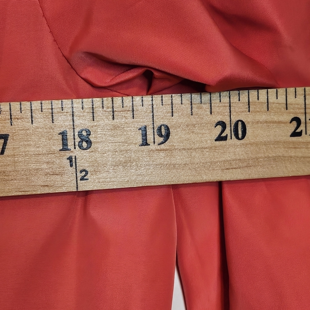 Michael Kors Coral Windbreaker Jacket Full Zip Gold Accents Wmns Extra Small - Picture 14 of 15